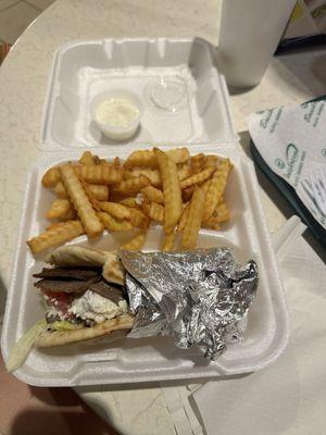 6. Gyro Combo Platter lamb