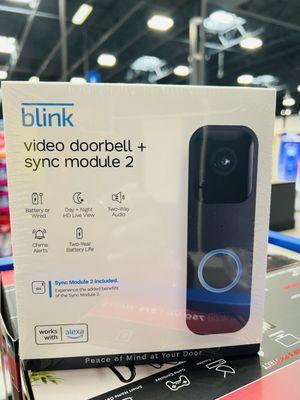 Blink video doorbell and sync module 2