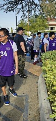 San Gabriel Valley Special Olympics Basketball team.