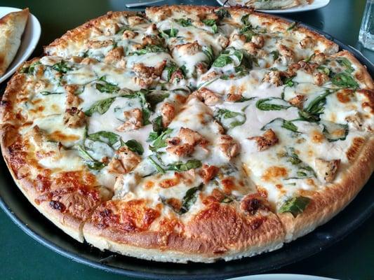 Spinach chicken alfredo...perfection!!!