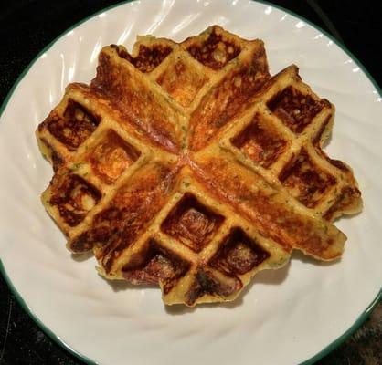 The Tater Waffle! Whaaaa? A waffle made from potatoes!? Way!