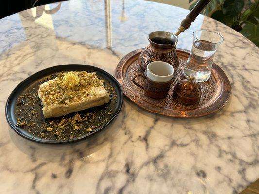 Ricotta toast & Turkish coffee