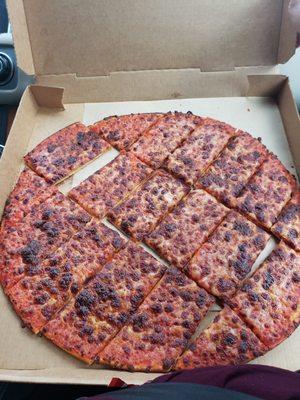 Donatos cheese pizza