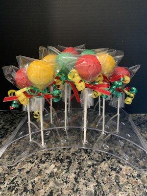 Juneteenth cake pops