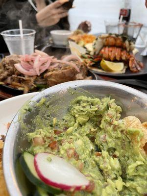 Guacamole, Fajita Carnitas and that Lobster Dish!