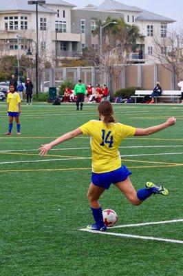 Soccer is one of the sports offered at competitive level for our middle school students.