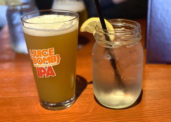 Sloop Brewing Juice Bomb IPA on tap