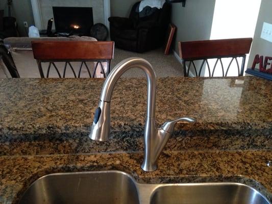 Gourmet faucet installation