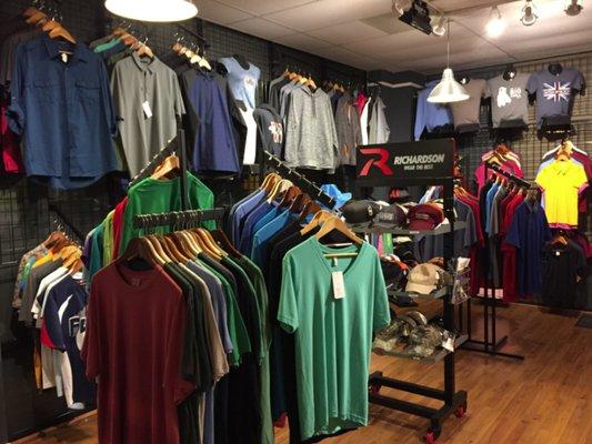 Visit our large apparel showroom to touch & feel samples!