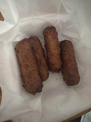 Burnt Mozzarella Sticks