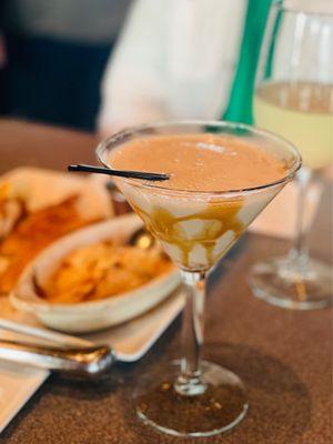 Butterscotch martini (yum)