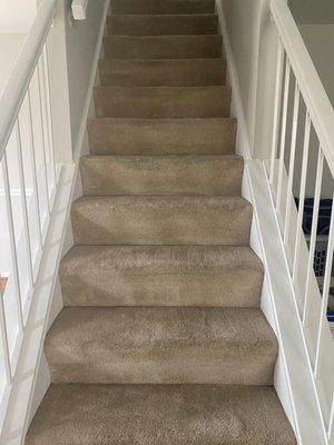 Staircase after the cleaning