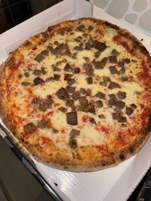 12" meatball pizza