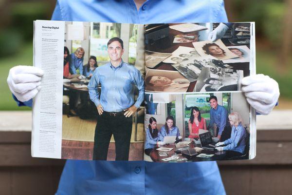 Digital Archiving and Photo Organizing Services with our Archivist Team featured in local magazine