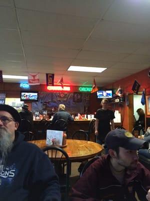 Interior of R&B BBQ and Restaurant, Counce, TN