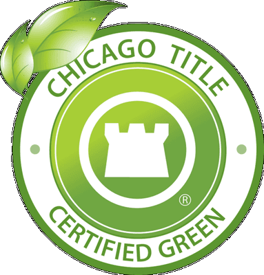 Chicago Title is Certified Green!