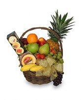 Gourmet gift basket.                      Copyrighted content provided by FlowerShopNetwork.com