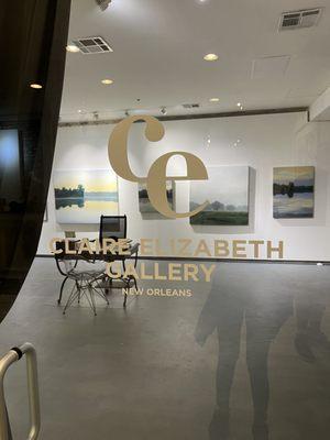 There's an actual gallery in the lobby of the hotel, but it's appointment only.