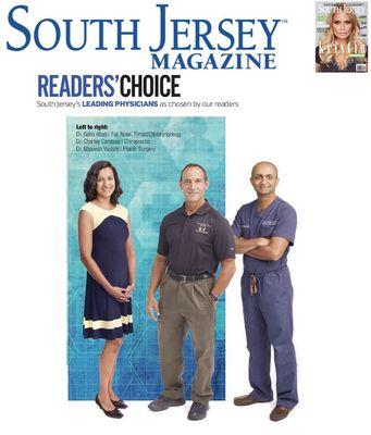 Dr. Charles Carabasi, Dr. Chas, Reader's Choice, South Jersey Magazine