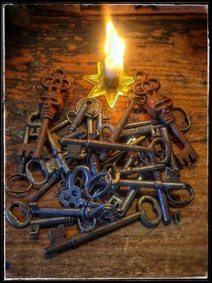 Antique Skeleton Keys available in store.