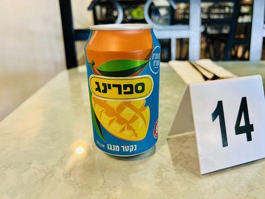 Spring Mango Israeli juice/drink