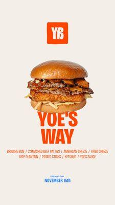 YOE'S WAY BURGER