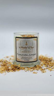 9oz Fortunate Juniper Soy wax Candle