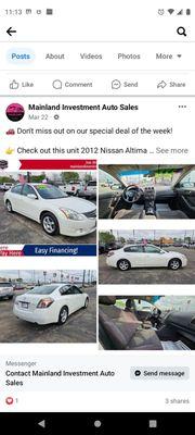 Mainland Investment Auto Sales