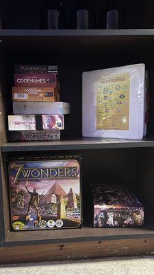 And they have a few board games too!