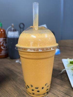 Thai tea boba