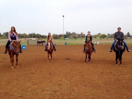 Ride a horse-Checked off of my bucket list!