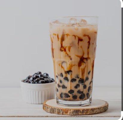 Black tiger milk tea