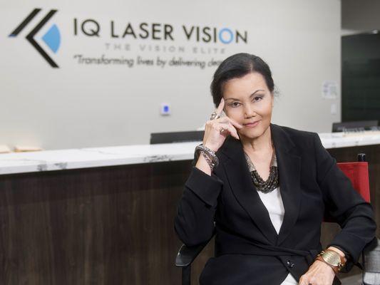 Ms. Kieu Chinh for Refractive Lens Exchange at IQ Laser Vision