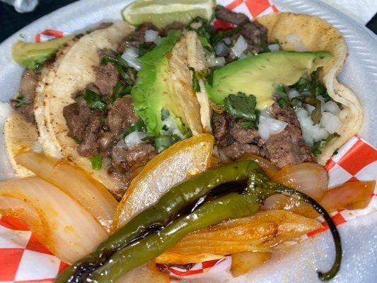 Tacos especiales.