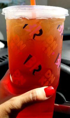 Strawberry Dragonfruit Refresher ~ Cold & Refreshing on Hot Labor Day 9.7.20