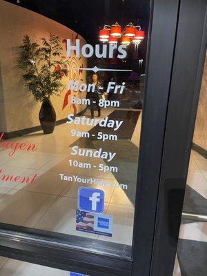 Falsely advertised hours. Who knows when they will actually be open, because these are subject to change at "his" will.