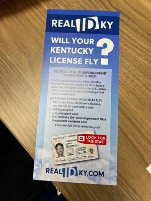 This office issues Real IDs - make sure to bring the right documentation! Check the website before your appt