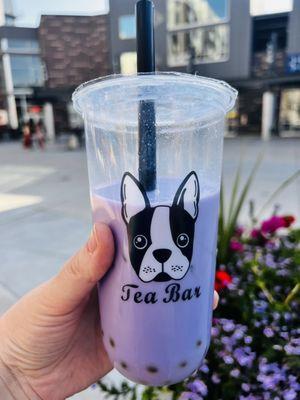 Taro Milk Tea with Boba