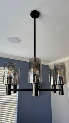 Dining chandelier by Innovations