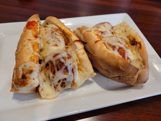 Meatball parm sub