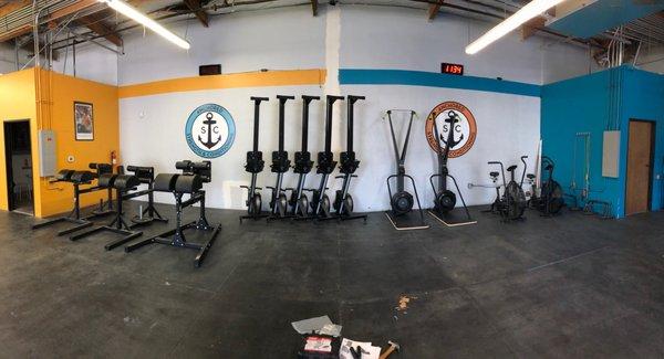 New expanded gym and equipment!