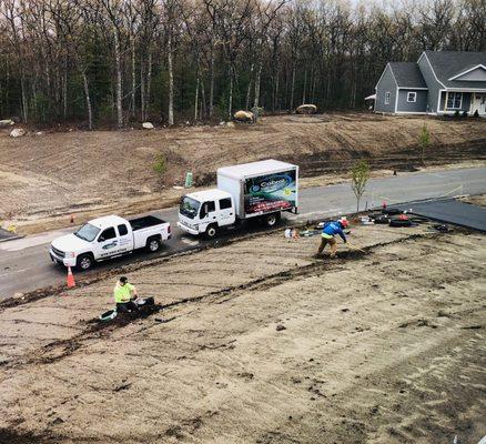 Irrigation install