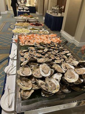 Seafood buffet.