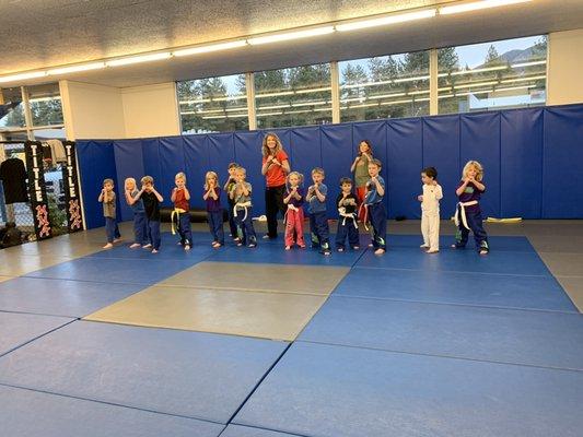 Cubs karate class ages 4-6