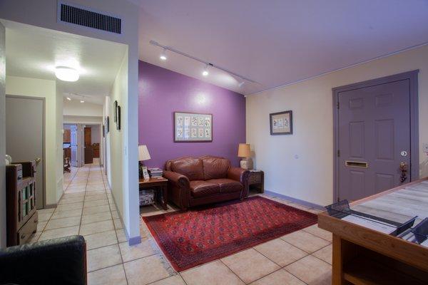 Reception area of our offices, in downtown Tucson