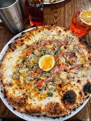 Clam Pizza and Messed Up Negroni