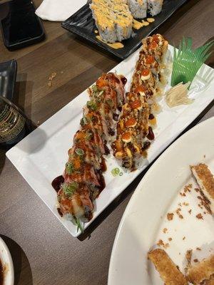 Crab Lover, Spicy Roll Combination, Fire Cracker Roll