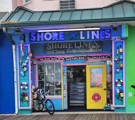 Shorelines shop on the Boardwalk