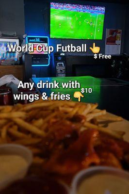 World Cup Soccer, wings & fries  By HealthybyHeath, Heath Anderson