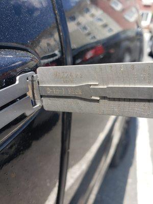 Car lock picking